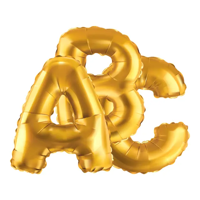 40" Letter Balloon view 3