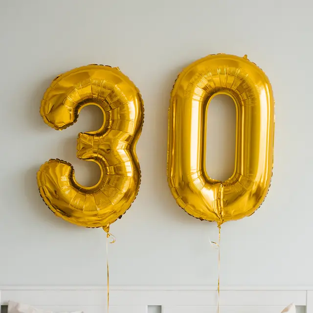 40" Number Balloon view 5