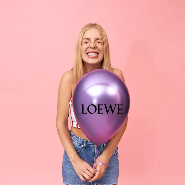 Chrome Latex Balloon view 3