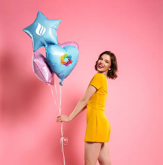 18" Heart Balloon view 14