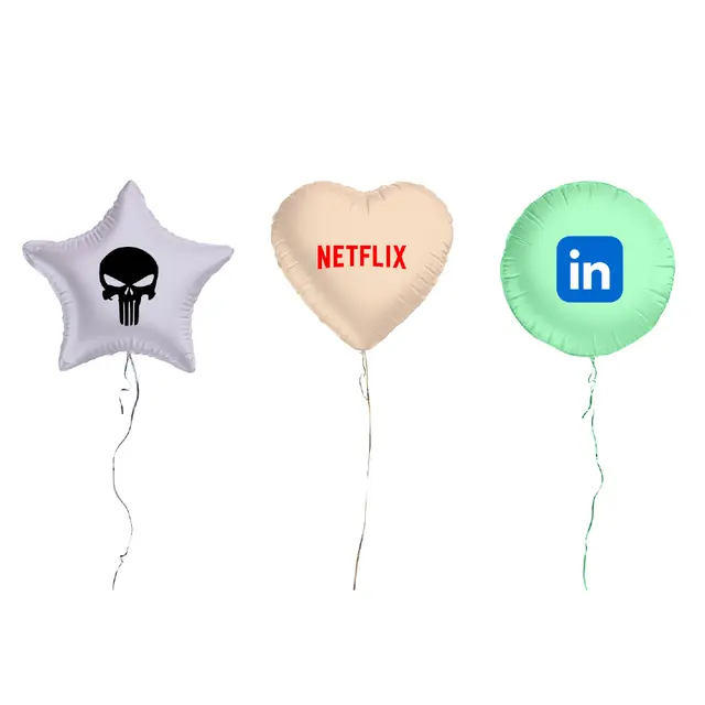 18" Heart Balloon view 17