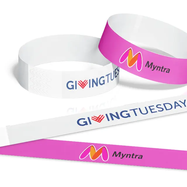 Custom Full Color Tyvek® Wristbands view 3