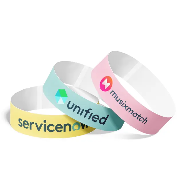 Custom Full Color Tyvek® Wristbands view 2