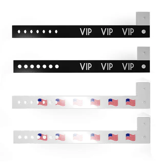 Checkered Vinyl Wristbands view 6
