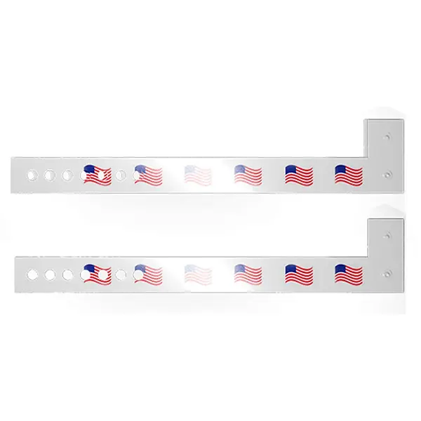 Wavy Flag Vinyl Wristbands view 7