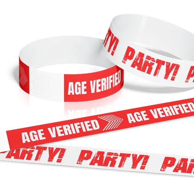 Age Verified Tyvek® Wristbands view 3