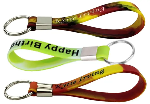 Custom Printed Silicone Keychains view 7