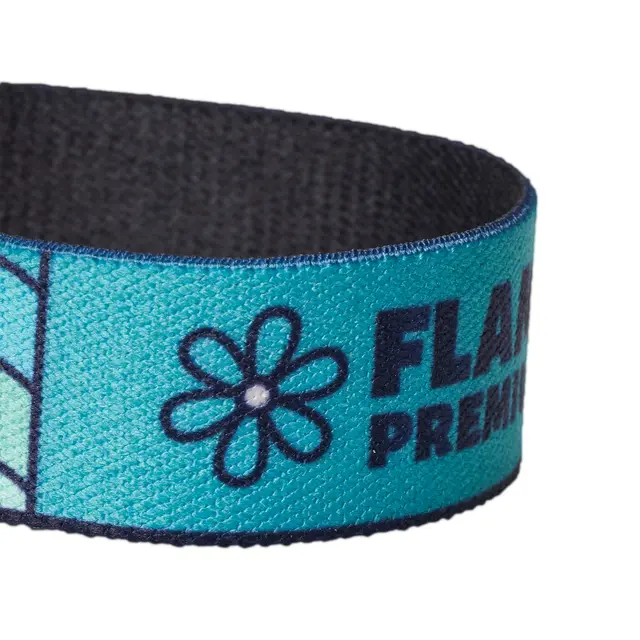 Custom 1" Elastic Wristbands view 3
