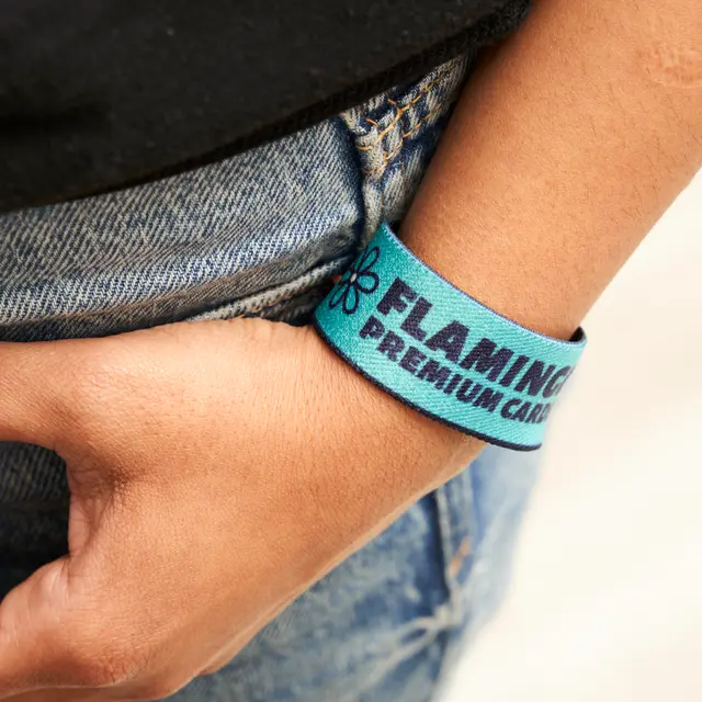 Custom 1" Elastic Wristbands view 5
