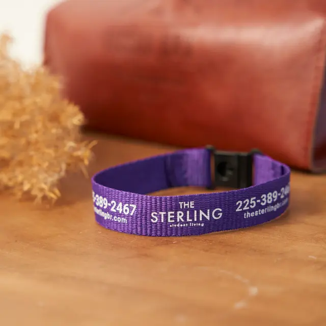 Custom Polyester Wristband With Safety Breakaways view 5