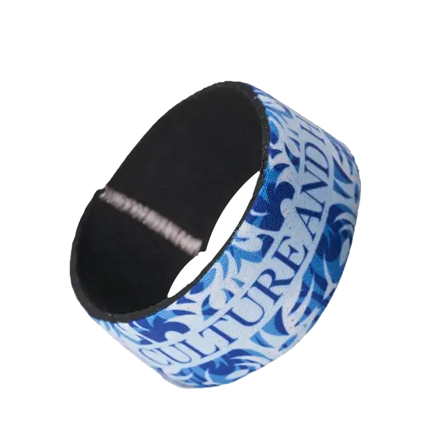 Custom Full Color 1" Neoprene Wristbands view 2