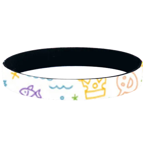 Custom Full Color 1/2" Neoprene Wristbands view 9