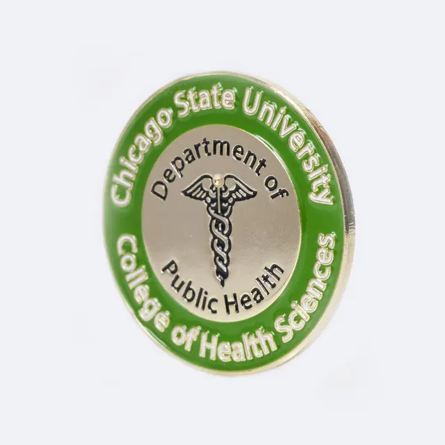 Round Lapel Pins view 3