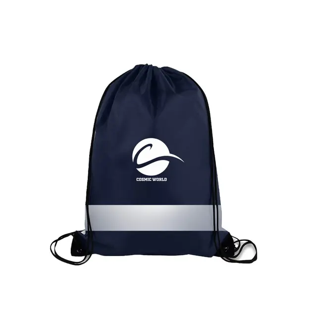 Reflective Drawstring Bags view 2