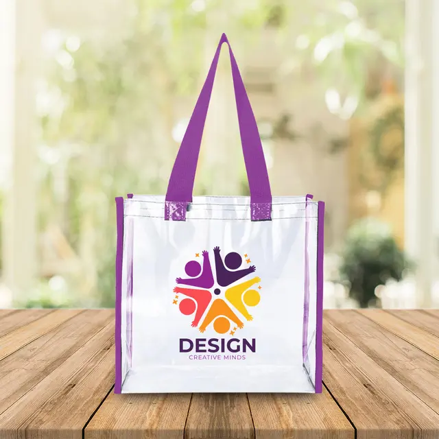 Clear Tote Bags view 6