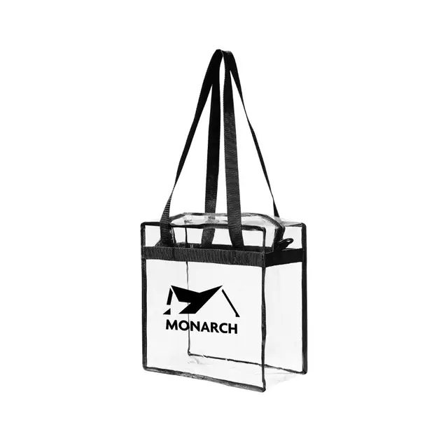 Clear Tote Bags With Zipper view 9