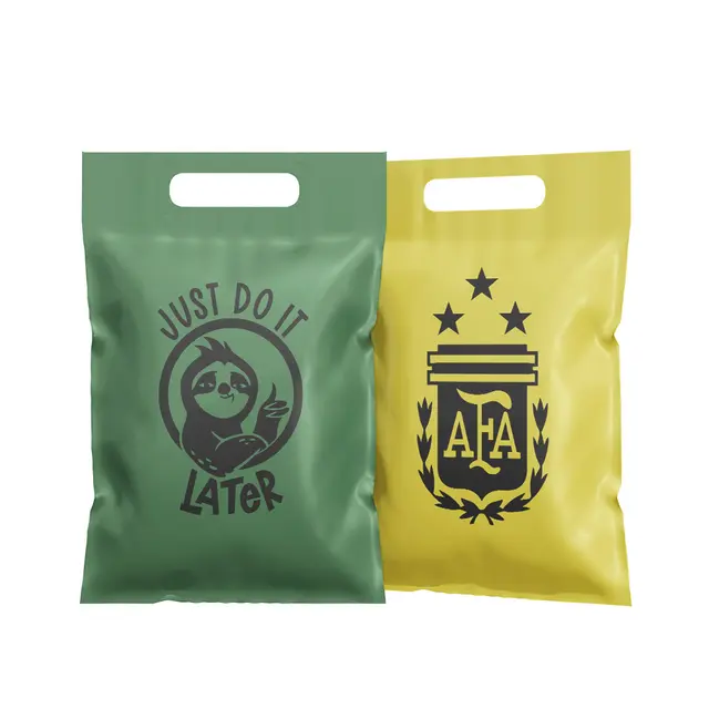 Die Cut Plastic Bags view 3