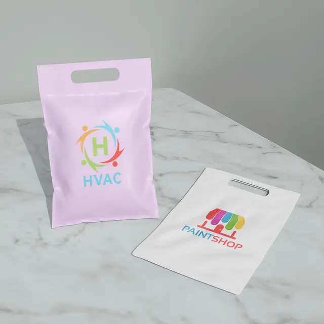 Die Cut Plastic Bags view 10