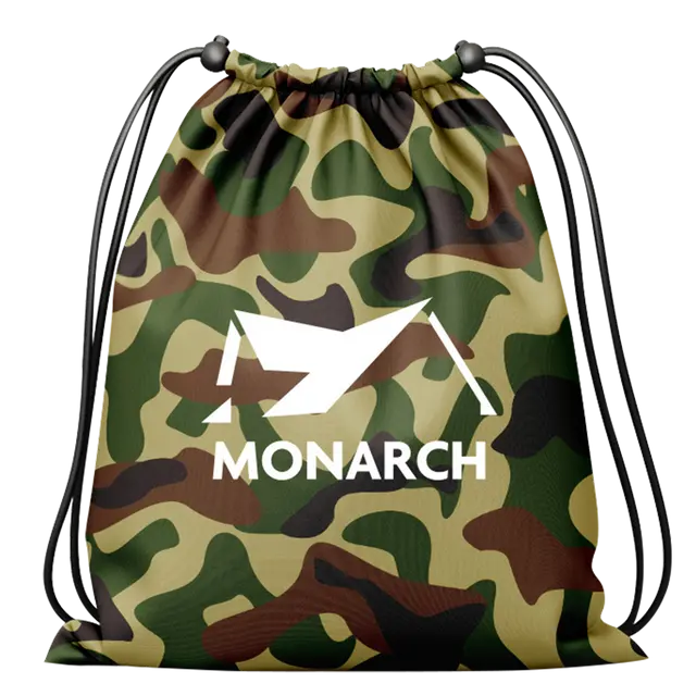 Camouflage Nylon Drawstring Bags view 5