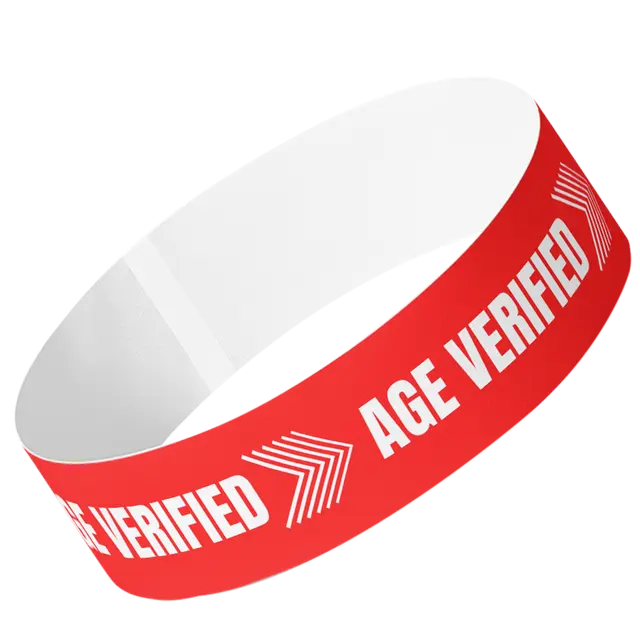 Age Verified Tyvek® Wristbands view 8