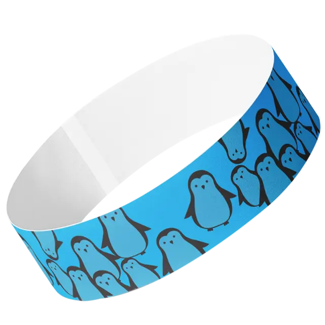 Penguin Tyvek® Wristbands view 7