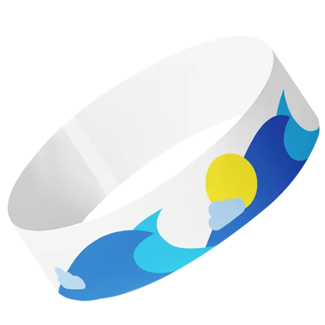 Ocean Tyvek® Wristbands view 7
