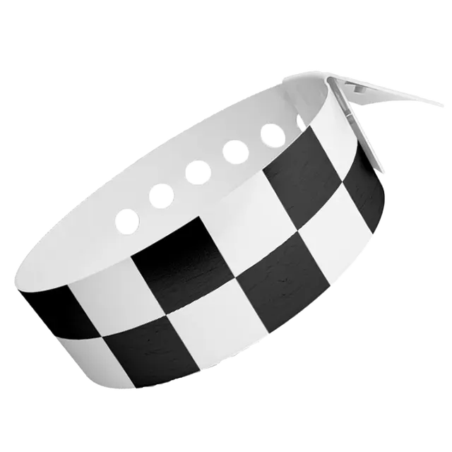 Checkered Vinyl Wristbands view 8