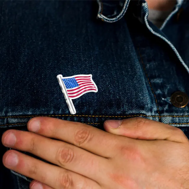 Soft Enamel Patriotic Pins view 5