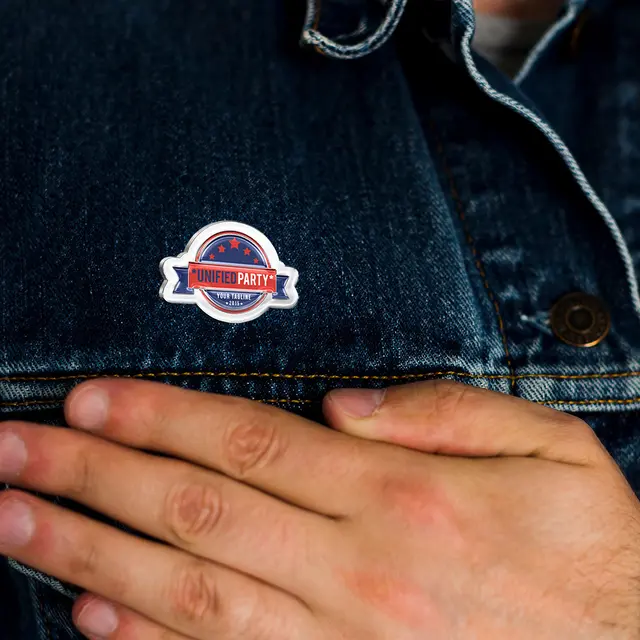 Soft Enamel Political Campaign Pins view 6