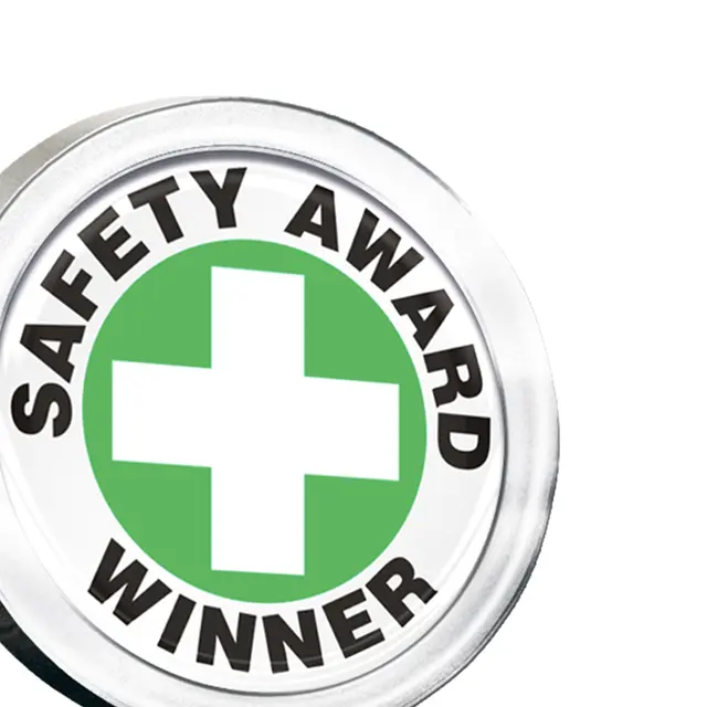 Soft Enamel Safety Award Pins view 2