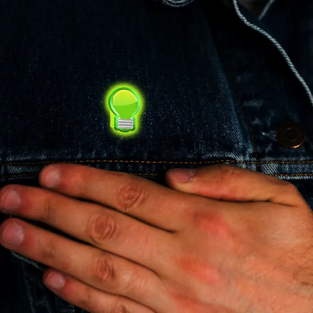 Glow Lapel Pins view 3