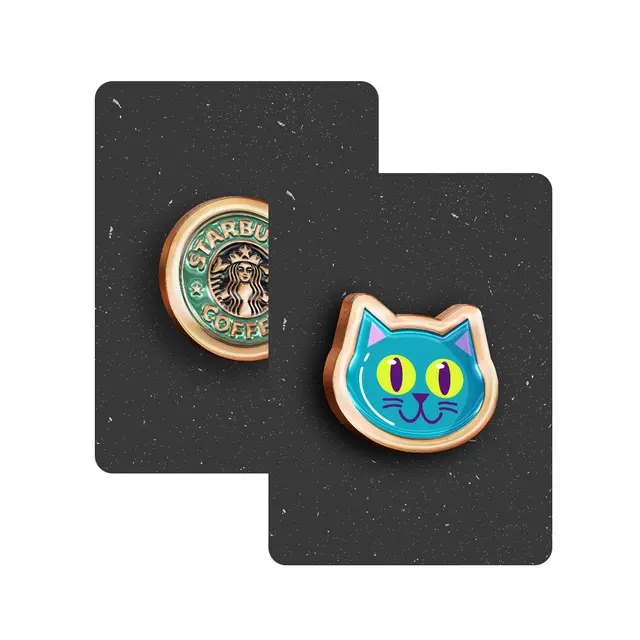 Soft Enamel Pins With Backing Card view 3