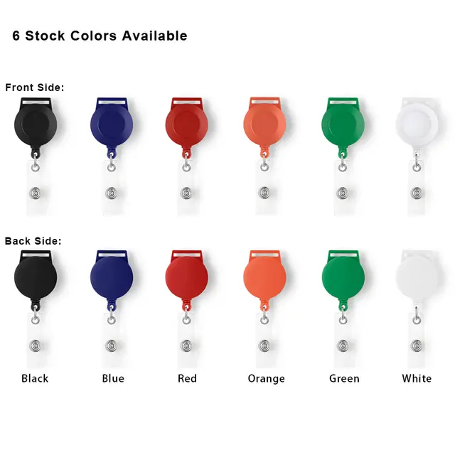 Custom Full Color Lanyard with ID Reels and Aluminum Badge Holders view 8