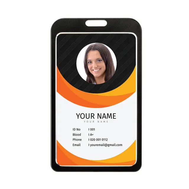 Standard Aluminium Badge Holder