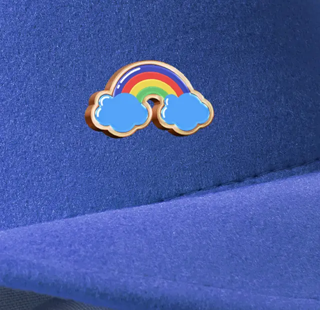 Soft Enamel Hat Decoration Pins view 7