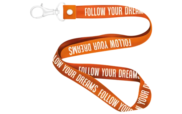 One Color Sublimation Lanyards