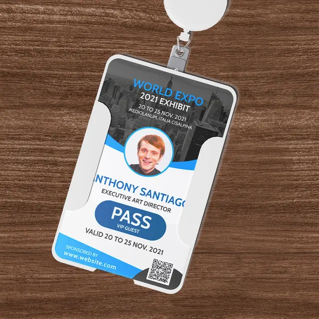 Custom Conference ID Name Badges view 6