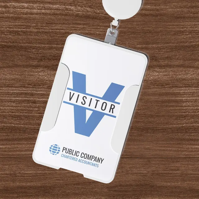 Custom Visitor ID Name Badges view 7