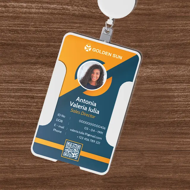 Custom Corporate ID Name Badges view 4
