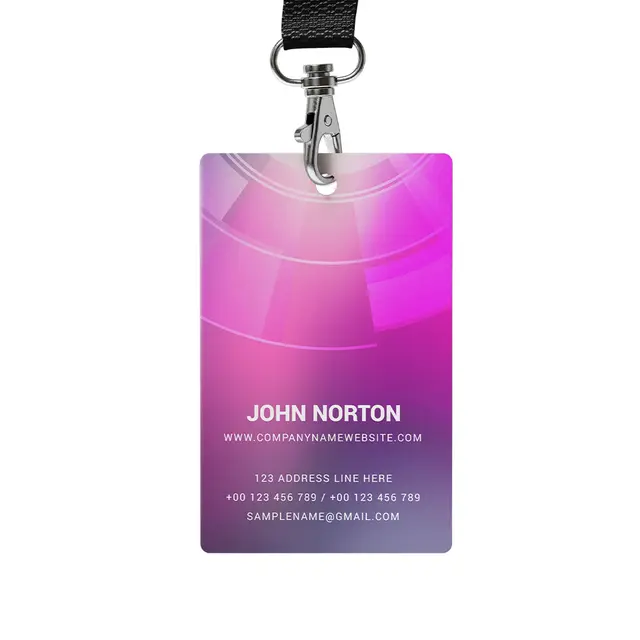 Custom Glossy ID Name Badges view 3