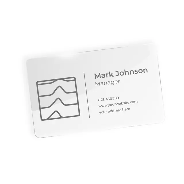 Custom Transparent ID Name Badges view 5