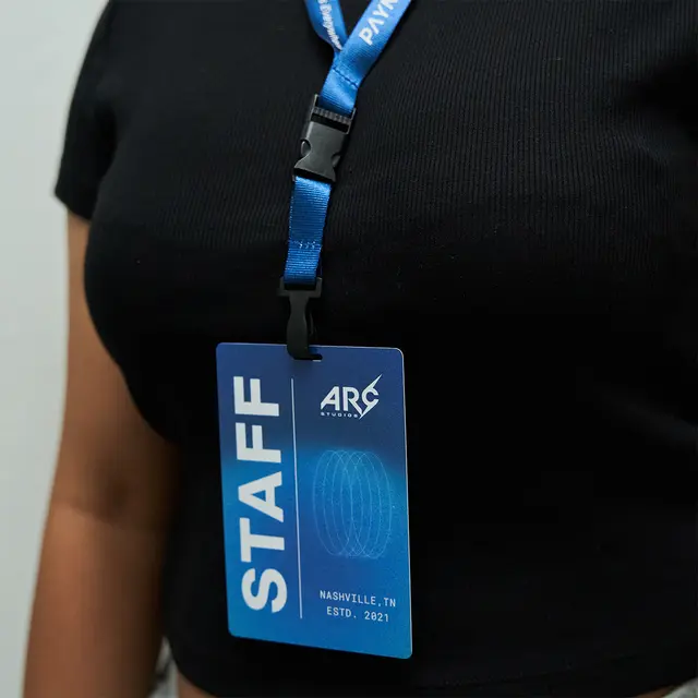 Custom Vertical Printed ID Name Badges view 7