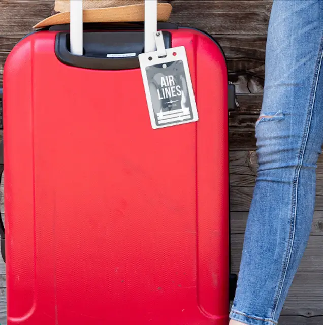 Blank Luggage Tag Holders view 4