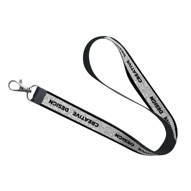 Custom Glitter Lanyards view 7