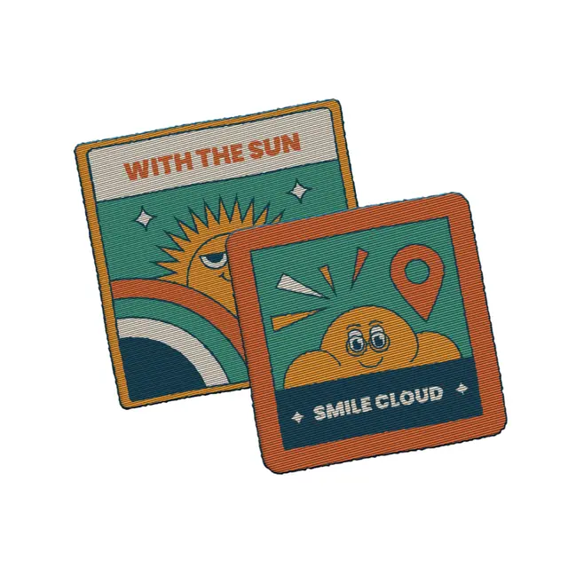 Custom Square Patches view 3