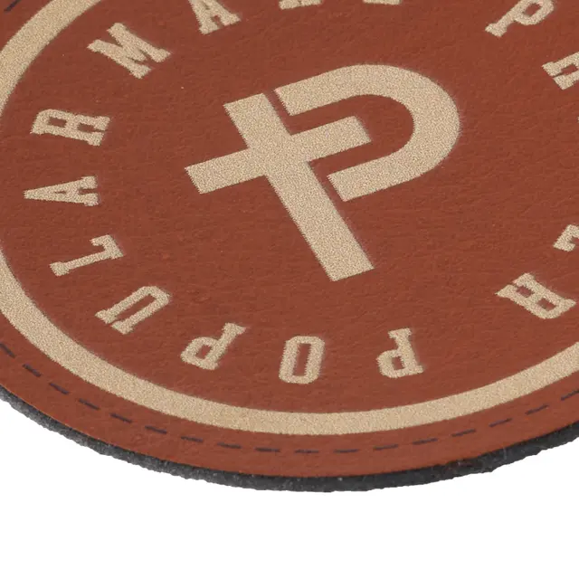 Custom Leather Patches view 3