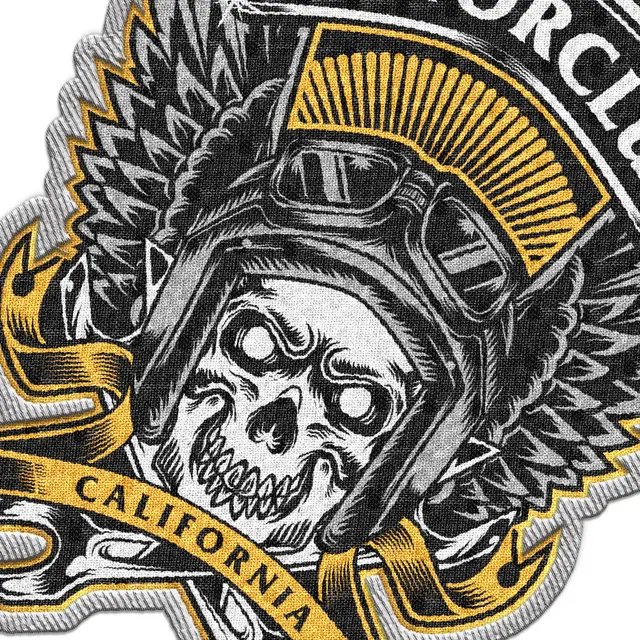 Custom Biker Patches view 3