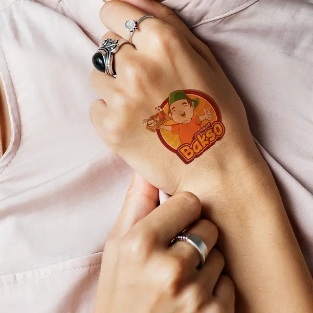 1.5" x 1.5" Temporary Tattoos view 6