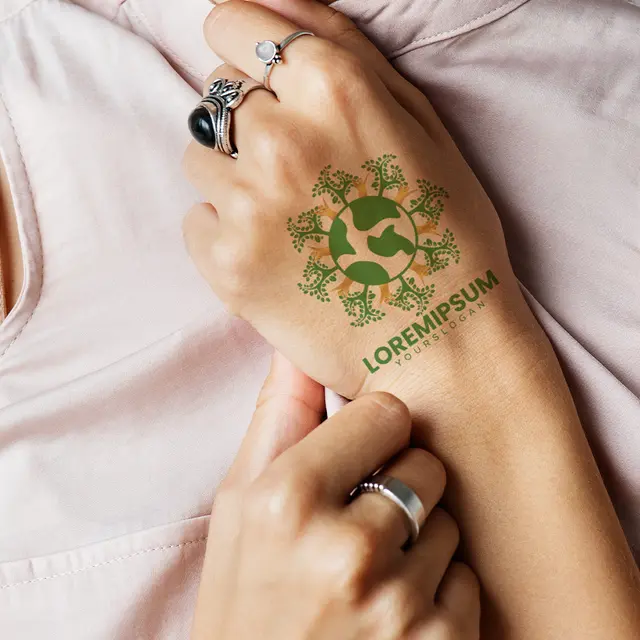 2.5" x 3" Temporary Tattoos view 7