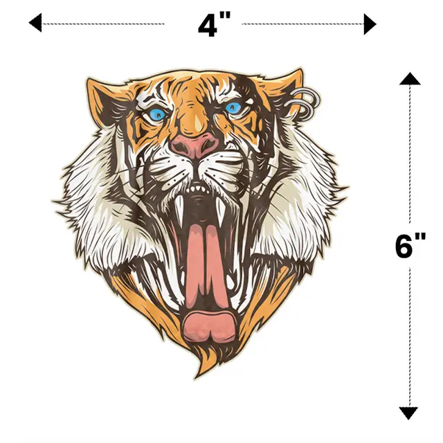 4" x 6" Temporary Tattoos view 6